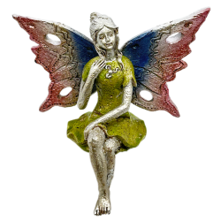 ORNAMENT - SITTING MANX FAIRY- MG 219